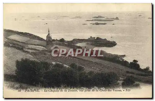 Ansichtskarte AK Paimpol La Chapelle de la Trinite Vue Prise de la Croix des veuves