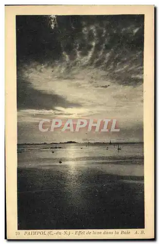 Cartes postales Paimpol Effet de lune dans la Baie