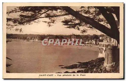 Cartes postales Saint Cast Vue Generale de la plage