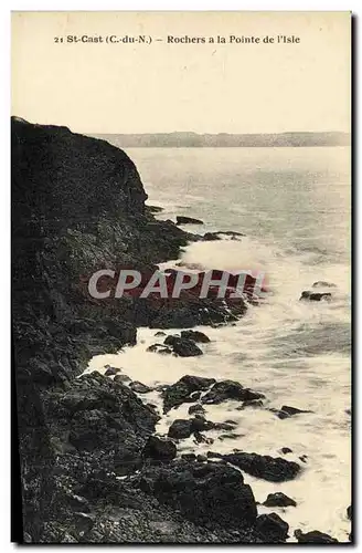 Cartes postales Saint Cast Rochers a la Pointe de I Isle