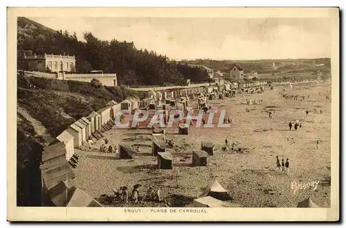 Cartes postales Erquy Plage De Carroual