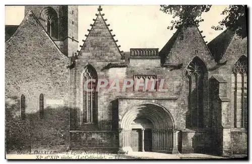 Cartes postales Lamballe Eglise Notre Dame la Collegiale