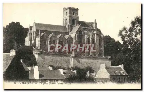 Ansichtskarte AK Lamballe L Eglise Notre Dame