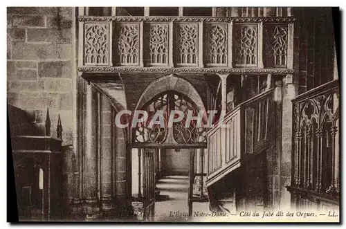 Cartes postales Lamballe L Eglise ND Cote du Jube dit des Orgues