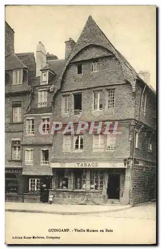 Cartes postales Guingamp Vieille Maison en Bois Tabacs