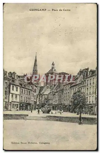 Cartes postales Guingamp Place du Centre