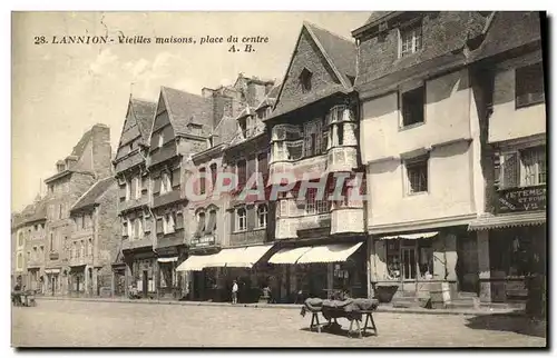 Cartes postales Lannion Vieilles maisons place du centre