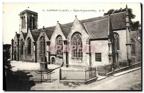 Ansichtskarte AK Lannion Eglise St Jean du Baly