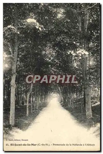 Cartes postales Saint Jacut de la Mer Promenade de la Hollande a L Abbaye