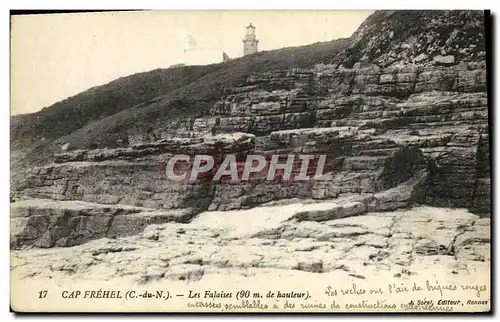 Ansichtskarte AK Cap Frehel Les Falaises