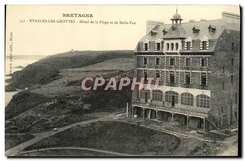 Ansichtskarte AK Etables La Grotte Hotel de la Plage et de Belle Vue