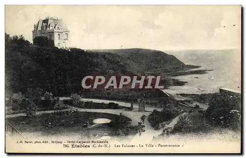 Cartes postales Etables La Grotte Les Falaises La Villa Perseranza