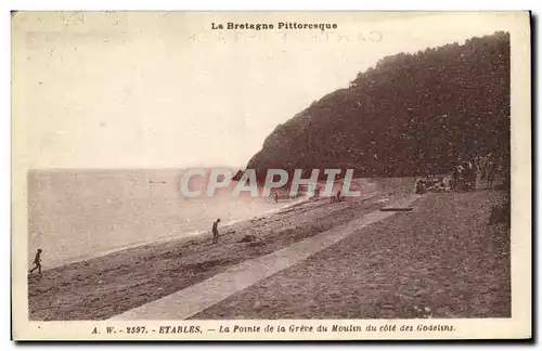 Cartes postales Etables La Pointe de la Greve du Moulin du cote des Godelins