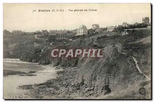 Ansichtskarte AK Etables Vue Generale des Falaises