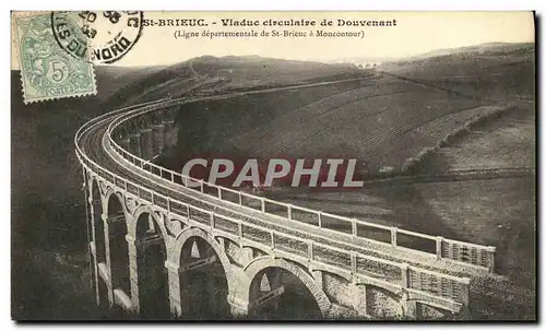 Cartes postales Saint Brieuc Viaduc Circulaire de Douvenant Ligne departementale de St Brieuc a Mncontour