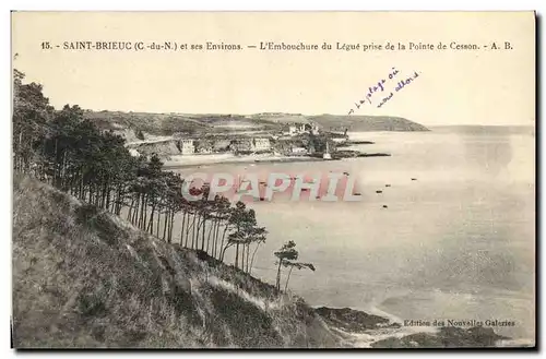 Cartes postales Saint Brieuc L embouchure du Legue prise de la pointe de Cesson