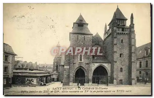 Cartes postales Saint Brieuc La cathedrale St Etienne