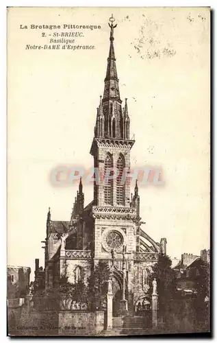 Ansichtskarte AK Saint Brieuc Basilique Notre Dame d Esperance