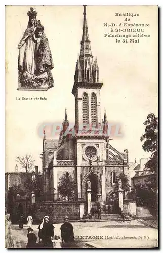 Ansichtskarte AK Basilique de N D d Esperance a St Brieuc Pelerinage celebre le 31 Mai