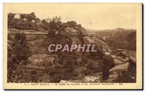Cartes postales Saint Brieuc La Valle du Gouedic et les Nouveaux Boulevards