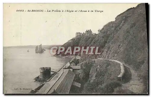 Ansichtskarte AK St Brieuc La Pointe a l Aigle et l Anse a la Vierge