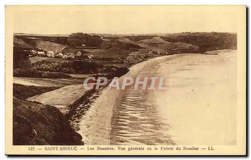 Cartes postales Saint Brieuc Les Rosaires Vue generale de la Pointe du Roselier