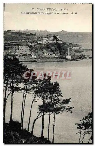 Cartes postales St Brieuc L Embouchure du Legue et le Phare
