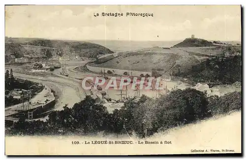 Cartes postales Le Legue St Brieuc Le Bassin a flot Bateaux