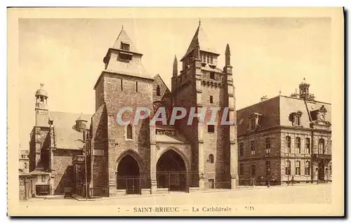 Cartes postales Saint Brieuc La Cathedrale