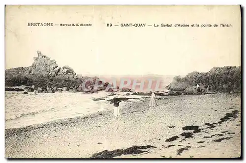 Cartes postales Saint Quay Le Gerbot d Avoine et la pointe de l lsnain