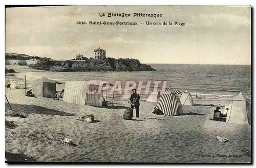 Cartes postales St Quay Portrieux Un Coin de la Plage
