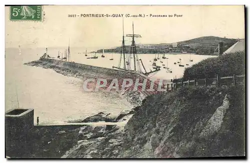 Cartes postales St Quay Portrieux Panorama Du Port Bateau