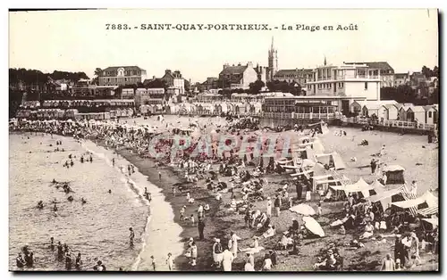 Cartes postales St Quay Portrieux La Plage en Aout