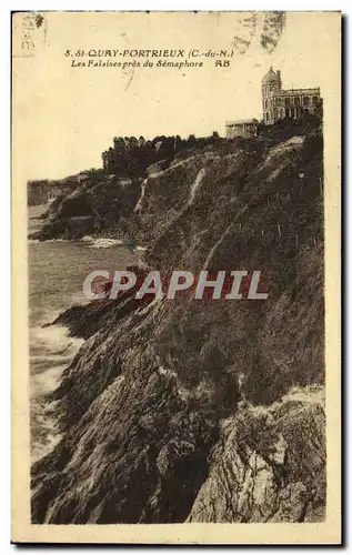 Ansichtskarte AK St Quay Portrieux Les Falaises Pres du Semaphore