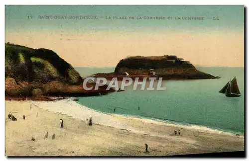 Cartes postales St Quay Portrieux La Plage De La Comtesse Et LaComtesse