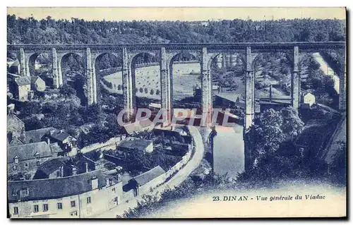 Ansichtskarte AK Dinan Vue Generale du Viaduc