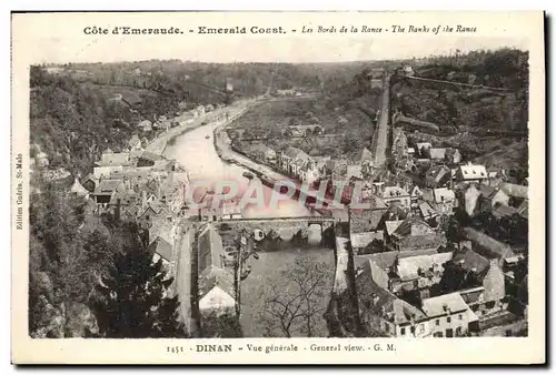 Cartes postales Dinan Vue generale