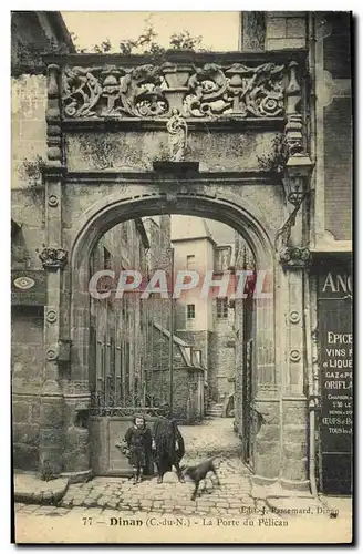 Cartes postales Dinan La Porte du Pelican Enfant