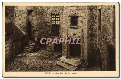 Cartes postales Dinan Ancien hotel de Beaumanoir