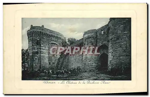 Cartes postales Dinan Le chateau de la duchesse Anne