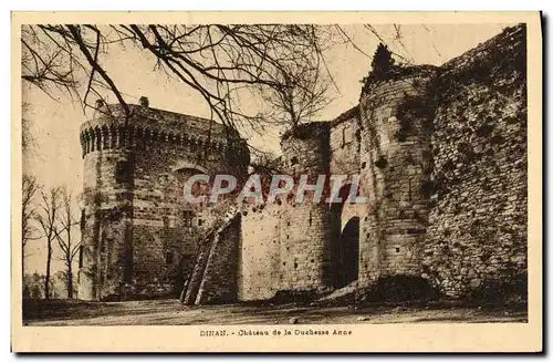 Cartes postales Dinan Chateau de la Dochese Anne