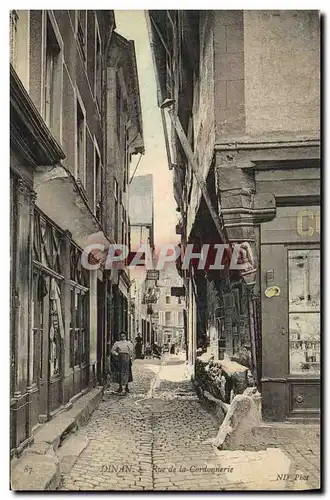 Cartes postales Dinan Rue de la Cordonnerie