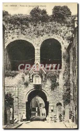 Cartes postales Dinan La porte de Jerzual Enfants