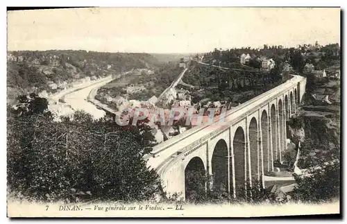 Ansichtskarte AK Dinan Vue Generale sur le Viaduc