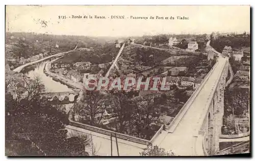 Cartes postales Dinan Bords de la Rance Dinan Panorama du Port et du Viadu