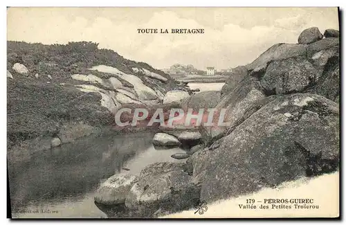 Cartes postales Perros Guirec Vallee des petites Troierou