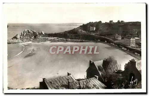 Ansichtskarte AK Perros Guirec Plage de Trestrignel et Pointe du Chateau