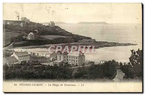 Cartes postales Perros Guirec La Plage de Trestraou