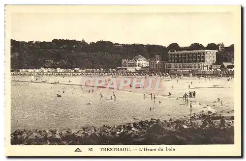 Ansichtskarte AK Trestraou L Heure du bain