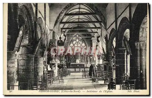 Cartes postales Perros Guirec Interieur de l Eglise